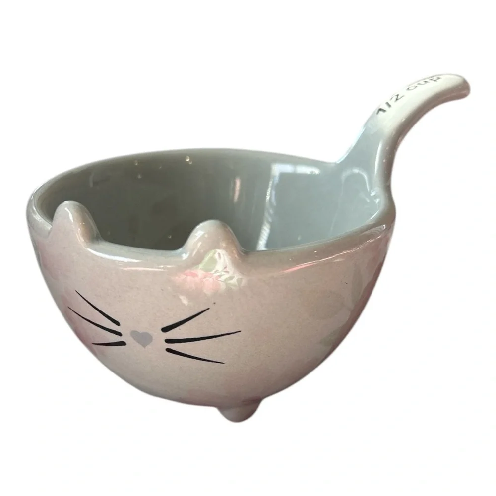Cat-Shaped Measuring Cup - 1/2 Cup Replacement for a missing cup or stand alone.